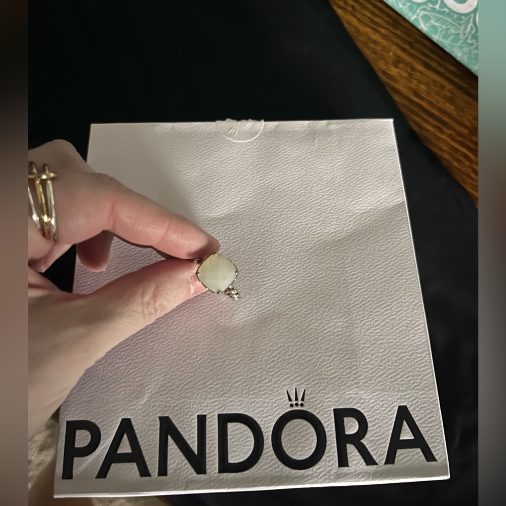 Pandora Mother of Pearl ring